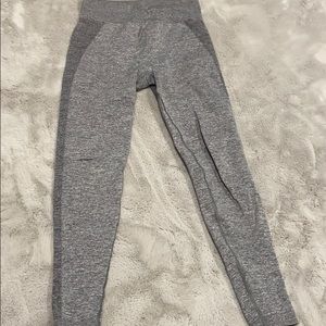 Gray gym shark leggings